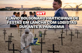 Covid matava brasileiros enquanto Flávio Bolsonaro festejava em lancha com lobista