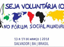Prorrogadas inscrições para voluntariado do FSM2018