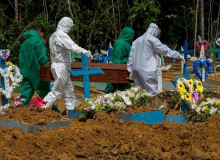 Pelo segundo dia, Brasil tem alta na média móvel de mortes por Covid-19