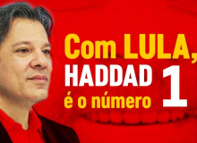 CUT/Vox: Com 22%, Haddad, indicado por Lula, já é líder no primeiro turno