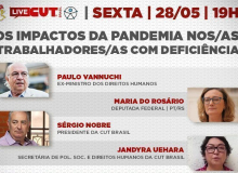 CUT debaterá os impactos da pandemia sobre as pessoas com deficiência, nesta sexta