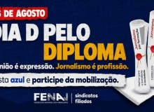 FENAJ convoca jornalistas para mobilização nacional pelo Diploma de Jornalismo
