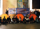 Sindicato e aprovados no concurso da Caixa acampam por convocação e cadastro reserva