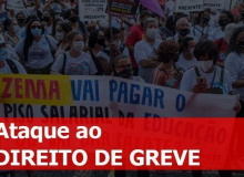 Justiça de MG ataca Educação e estipula multa milionária por greve de professores