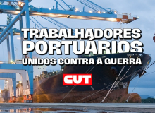 Portuários se mobilizam por empregos, direitos e paz em ação internacional
