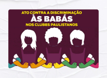 Trabalhadoras domésticas realizam ato em repúdio ao Clube Harmonia, em São Paulo