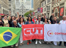 6ª Conferência Uni Global: Delegação brasileira participa de “Justice rally”