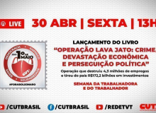 Com Sérgio Nobre, CUT lança livro sobre devastação causada pela Lava Jato  