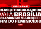 Marcha em Brasília leva às ruas a denúncia do feminicídio recorde no país