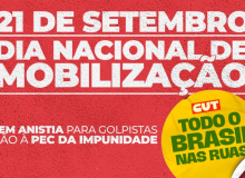 21/09: dia de Povo Brasileiro nas ruas contra a PEC da Impunidade