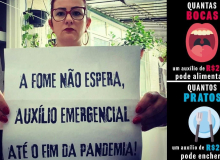 Ações em todo país cobram auxílio emergencial de R$ 600 para viabilizar isolamento