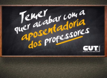 Governo quer acabar com aposentadoria dos professores