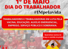 Faixaço marca o 1° de Maio em Porto Velho (RO)
