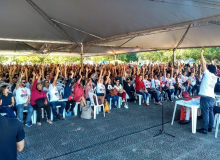 Greve dos servidores arranca reivindicações em Florianópolis