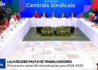Assista: entrega da Pauta da Trabalhadora pela CUT e Centrais ao presidente Lula
