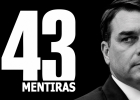 Aos Fatos identifica 43 declarações mentirosas de Flávio Bolsonaro só no caso Master