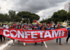 Confetam reforça luta por direitos em marcha nacional em Brasília