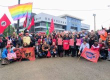 Delegados do RS rumo ao 13º CONCUT visitam Vigília Lula Livre em Curitiba