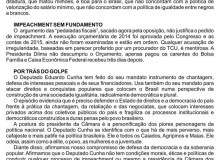 A CUT Amapá e seus sindicatos são contra o golpe!
