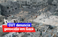 CUT classifica ataques a Gaza como “um dos maiores crimes humanitários do século”