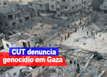 CUT classifica ataques a Gaza como “um dos maiores crimes humanitários do século”