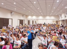 Educadoras e educadores fazem greve de 48 horas e manifestação na ALMG contra o RRF