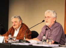 Ex-presidente Lula, Dilma e sindicalistas prestam homenagem a João Felício