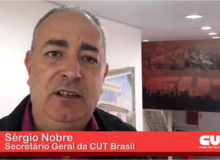 Sérgio Nobre, secretário-geral da CUT, fala sobre a organização do Dia do Basta