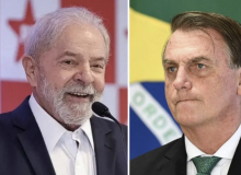 Ipec: Lula tem 55% dos votos válidos no 2° turno, contra 45% de Bolsonaro
