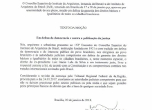Arquitetos do Brasil exigem um julgamento justo para Lula