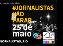Jornalistas de revistas e jornais do RJ e DF param nesta quarta (25) por reajuste