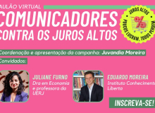 Hoje: CUT e movimentos promovem aula online sobre os impactos dos juros altos