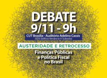 CUT debate austeridade e retrocesso