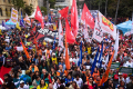 Atos em SP: Praça da República se torna palco da defesa da democracia