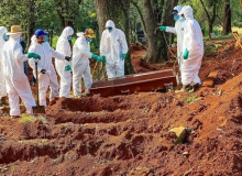 Exército levanta disponibilidade para sepultamentos em massa