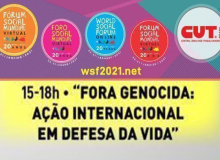 Crimes de Bolsonaro serão denunciados em ato no Fórum Social Mundial, nesta quinta