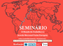 CUT e centrais do Cone Sul promovem seminário sobre acordo Mercosul-União Europeia