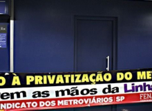 Metroviários podem parar nesta quinta contra privatização