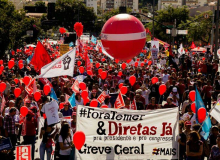 Greve geral reforça o coro contra as reformas