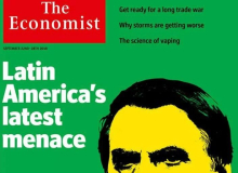 Ex-capitão é ameaça para o Brasil e América Latina, afirma 'The Economist'
