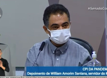 AO VIVO: CPI ouve William Santana, do Ministério da Saúde, sobre contrato da Covaxin