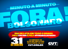 31/01: minuto a minuto dos atos Fora Bolsonaro