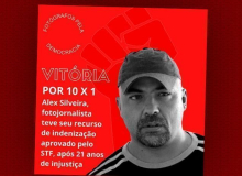 Por 10 a 1, STF reconhece o direito do fotógrafo Alex Silveira de ser indenizado