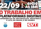 Seminário da CUT debaterá impactos e organização dos trabalhadores por aplicativos