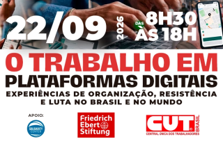 Seminário da CUT debaterá impactos e organização dos trabalhadores por aplicativos