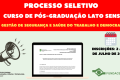 Abertas inscrições para pós-graduação em gestão de SST e democracia, na Fundacentro