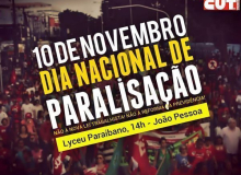 PB: Trabalhadores vão às ruas de João Pessoa no dia 10