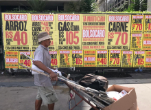 Campanha ‘Bolsocaro’, que critica disparada da inflação, toma conta das ruas de SP