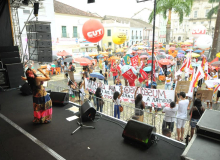 Em Salvador, CUT celebra 1º de Maio no Terreiro de Jesus