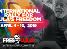Atos pela liberdade de Lula serão realizados em 36 cidades espalhadas pelo mundo